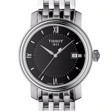 Tissot T Classic Bridgeport Black Dial Silver Steel Strap Watch For Men - T097.410.11.058.00 Buy Now By Tissot