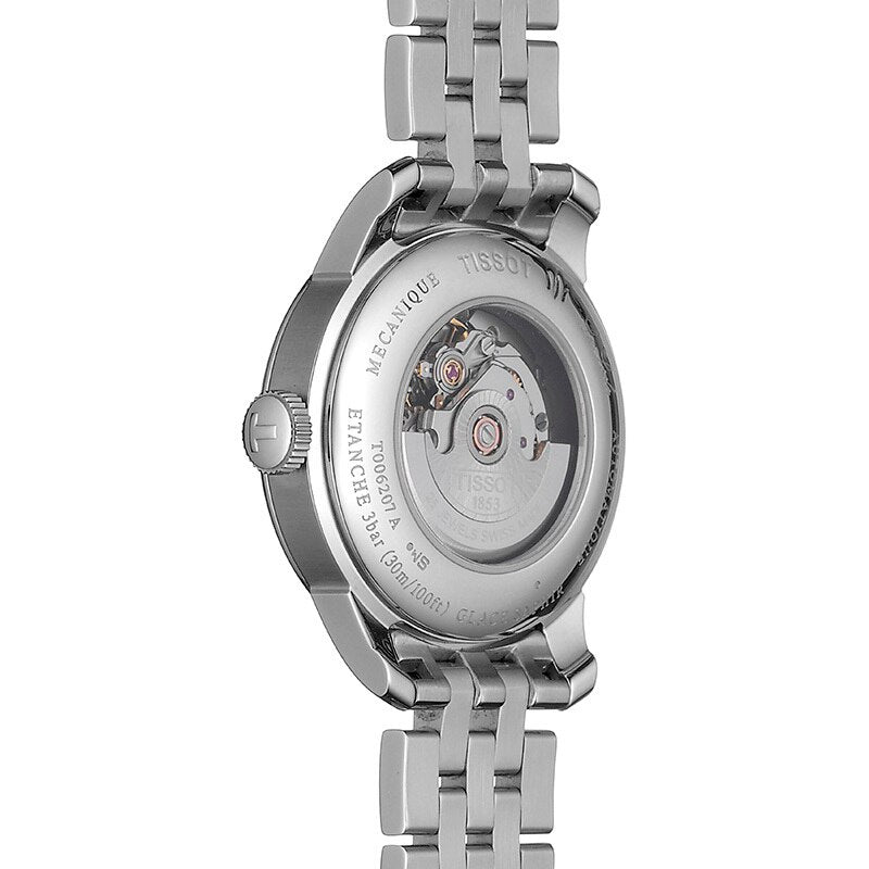 Tissot Le Locle Lady Automatic Diamonds Silver Dial Silver Steel Strap Watch For Women - T006.207.11.036.00 Buy Now By Tissot
