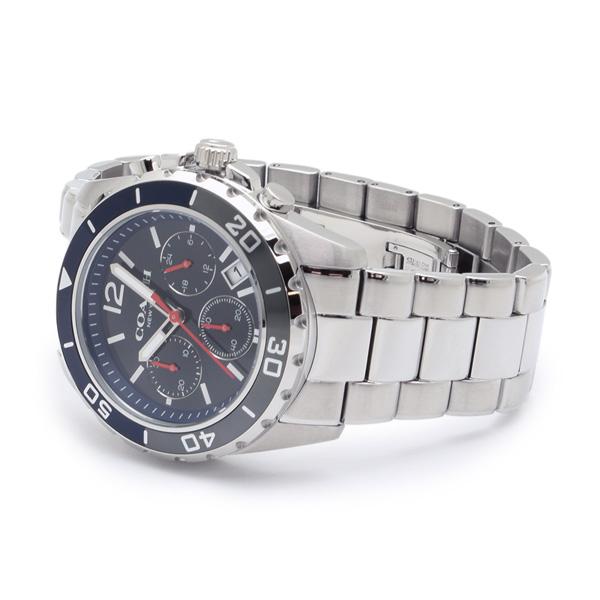 Coach Kent Chronograph Blue Dial Silver Steel Strap Watch for Men - 14602555 Buy Now By Coach