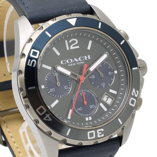 Coach Kent Grey Dial Blue Leather Strap Watch for Men - 14602558 Buy Now By Coach