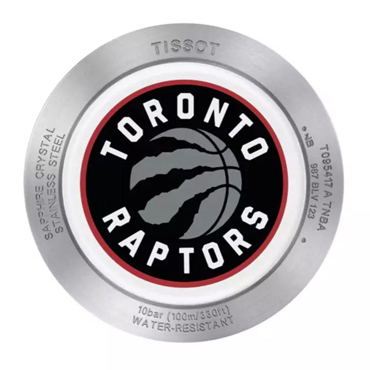 Tissot Quickster Chronograph NBA Toronto Raptors White Dial Two Tone NATO Strap Watch for Men - T095.417.17.037.16 Buy Now By Tissot