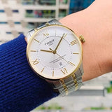 Tissot Chemin des Tourelles Powermatic 80 Silver Dial Two Tone Steel Strap Watch for Men - T099.407.22.038.02 Buy Now By Tissot