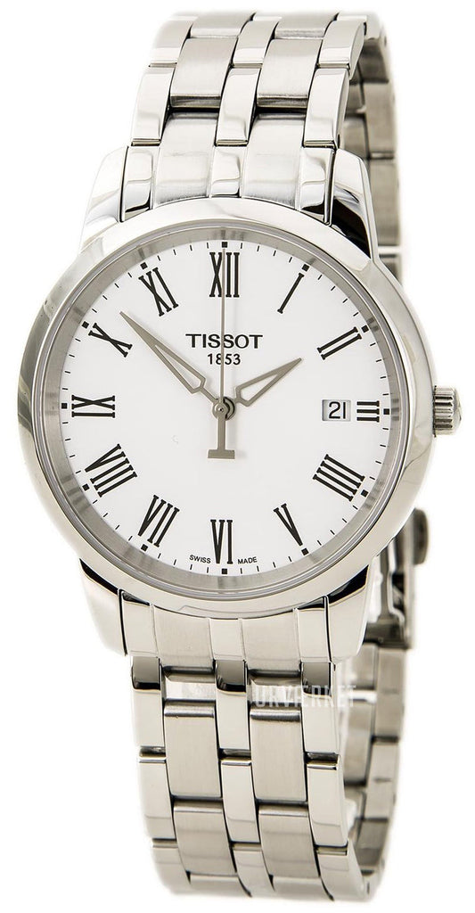 Tissot T Classic Dream White Dial Silver Steel Strap Watch for Men - T033.410.11.013.01 Buy Now By Tissot