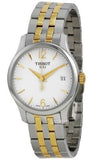 Tissot T Classic Tradition White Dial Two Tone Mesh Bracelet Watch for Women - T063.210.22.037.00 Buy Now By Tissot