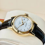Tissot Carson Automatic White Dial Brown Leather Strap Watch For Women - T085.207.36.011.00 Buy Now By Tissot