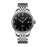 Tissot T Classic Powermatic 80 Black Dial Silver Steel Strap Watch For Men - T41.1.483.52 Buy Now By Tissot