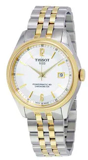 Tissot Ballade Powermatic 80 Chronometer Silver Dial Two Tone Steel Strap Watch For Men - T108.408.22.037.00 Buy Now By Tissot