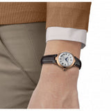 Tissot Bellissima Automatic Silver Dial Brown Leather Strap Watch For Women - T126.207.36.013.00 Buy Now By Tissot