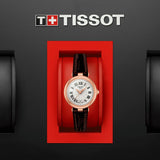 Tissot Bellissima Small Lady White Dial Brown Leather Strap Watch For Women - T126.010.36.013.00 Buy Now By Tissot