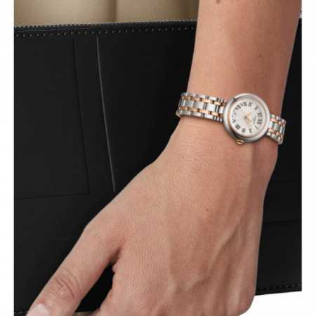 Tissot Bellissima Small Lady White Dial Two Tone Steel Strap Watch For Women - T126.010.22.013.01 Buy Now By Tissot