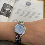 Tissot Bellissima Small Lady Light Blue Dial Silver Steel Strap Watch for Women - T126.010.11.133.00 Buy Now By Tissot