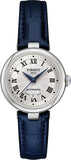 Tissot Bellissima Automatic Silver Dial Blue Leather Strap Watch For Women - T126.207.16.013.00 Buy Now By Tissot