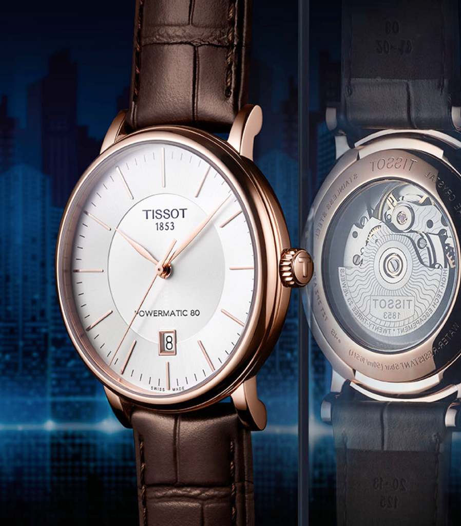 Tissot T Classic Carson Premium White Dial Brown Leather Strap Watch for Women - T122.207.36.031.00 Buy Now By Tissot