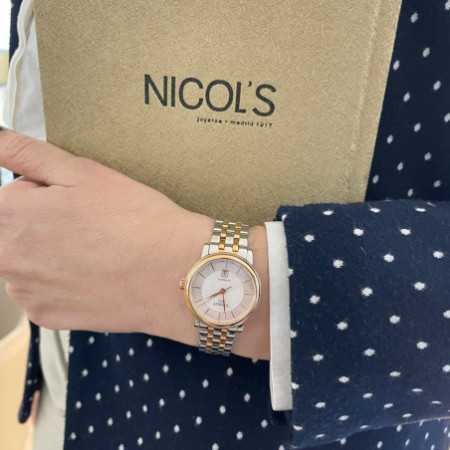 Tissot T Classic Carson Premium 30 White Dial Two Tone Steel Strap Watch for Women - T122.207.22.031.01 Buy Now By Tissot