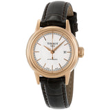 Tissot Carson Automatic White Dial Brown Leather Strap Watch For Women - T085.207.36.011.00 Buy Now By Tissot