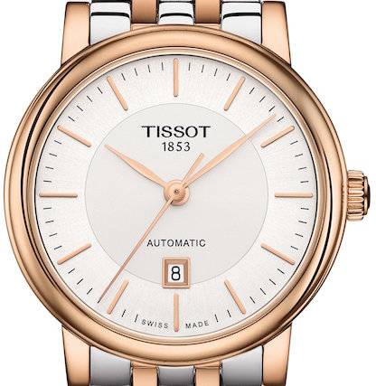 Tissot T Classic Carson Premium 30 White Dial Two Tone Steel Strap Watch for Women - T122.207.22.031.01 Buy Now By Tissot