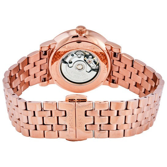 Tissot T Classic Carson Premium White Dial Rose Gold Steel Strap Watch for Women - T122.207.33.031.00 Buy Now By Tissot