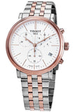 Tissot Carson Premium Chronograph White Dial Two Tone Steel Strap Watch For Men - T122.417.22.011.00 Buy Now By Tissot