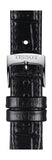 Tissot Carson Premium Lady Silver Dial Black Leather Strap Watch For Women - T122.210.16.033.00 Buy Now By Tissot