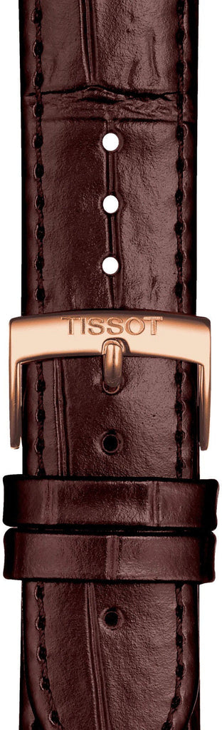 Tissot Carson Premium Chronograph Silver Dial Brown Leather Strap Watch For Men - T122.417.36.033.00 Buy Now By Tissot