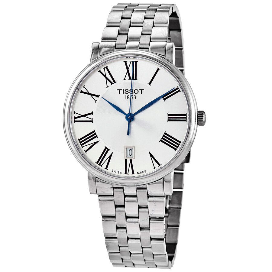 Tissot Carson Premium Silver Dial Silver Steel Strap Watch For Men - T122.410.11.033.00 Buy Now By Tissot