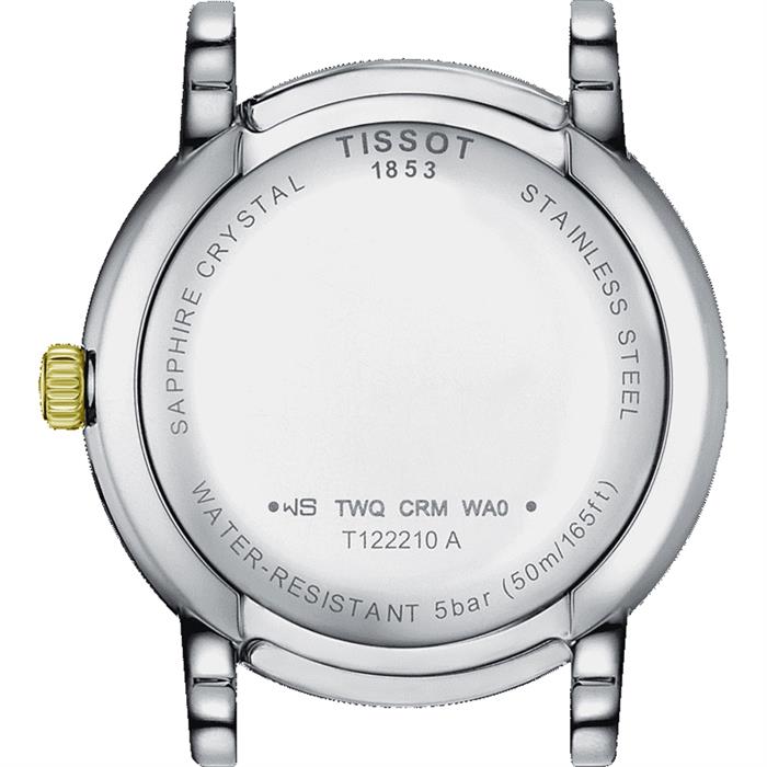Tissot T Classic Carson Lady Premium Silver Dial Two Tone Steel Strap Watch For Women - T122.210.22.033.00 Buy Now By Tissot