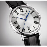 Tissot Carson Premium Silver Dial Black Leather Strap Watch For Men - T122.410.16.033.00 Buy Now By Tissot