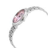 Tissot Carson Premium Lady Mother of Pearl Pink Dial Silver Steel Strap Watch For Women - T122.210.11.159.00 Buy Now By Tissot