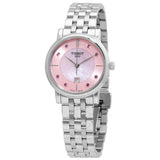 Tissot T Classic Carson Premium Pink Dial Silver Steel Strap Watch for Women - T122.210.11.159.00 Buy Now By Tissot