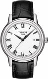 Tissot T Classic Carson White Dial Black Leather Strap Watch for Men - T085.410.16.013.00 Buy Now By Tissot