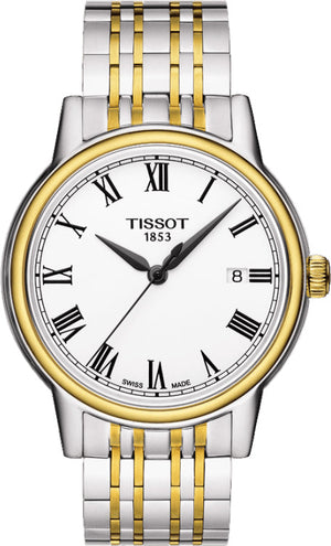 Tissot T Classic Carson Quartz White Dial Two Tone Steel Strap Watch for Men - T085.410.22.013.00 Buy Now By Tissot