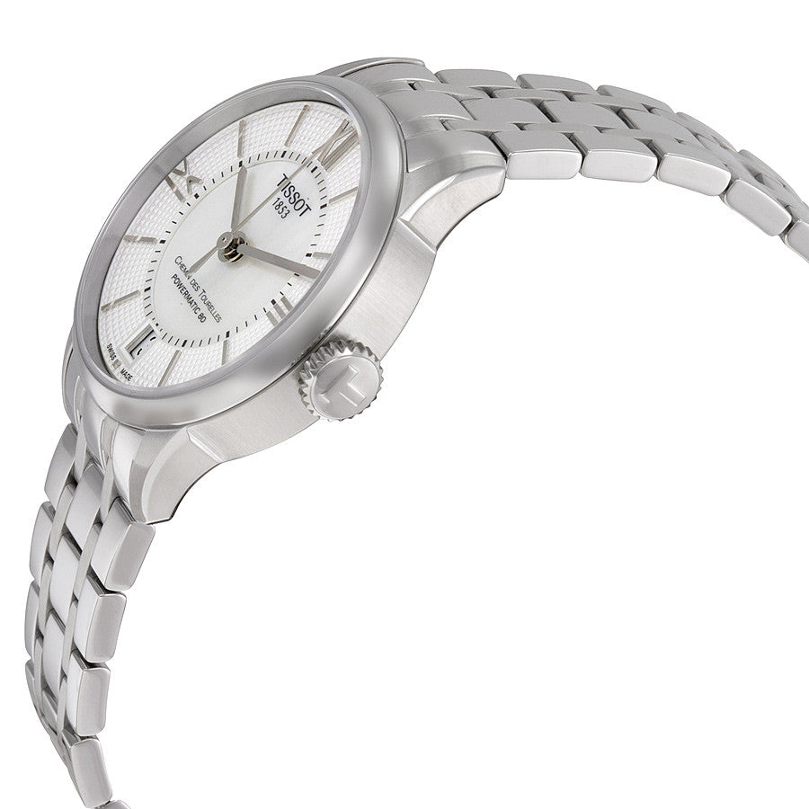Tissot Chemin Des Tourelles Powermatic 80 Lady Silver Dial Silver Steel Strap Watch For Women - T099.207.11.118.00 Buy Now By Tissot