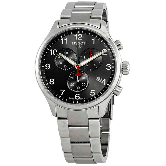 Tissot Chrono XL Quartz Asian Games Edition Black Dial Silver Steel Strap Watch For Men - T116.617.11.057.02 Buy Now By Tissot
