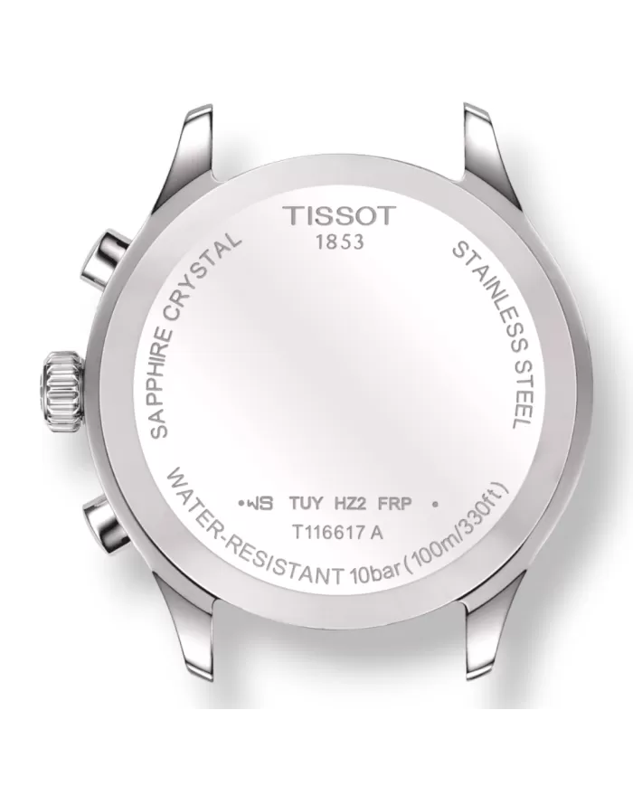 Tissot Chrono XL Classic Green Dial Silver Steel Strap Watch for Men - T116.617.11.092.00 Buy Now By Tissot
