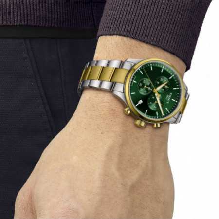 Tissot T Sport Chrono XL Classic Green Dial Two Tone Steel Strap Watch for Men - T116.617.22.091.00 Buy Now By Tissot