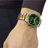 Tissot T Sport Chrono XL Classic Green Dial Two Tone Steel Strap Watch for Men - T116.617.22.091.00 Buy Now By Tissot