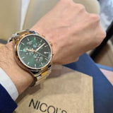 Tissot T Sport Chrono XL Classic Green Dial Two Tone Steel Strap Watch for Men - T116.617.22.091.00 Buy Now By Tissot