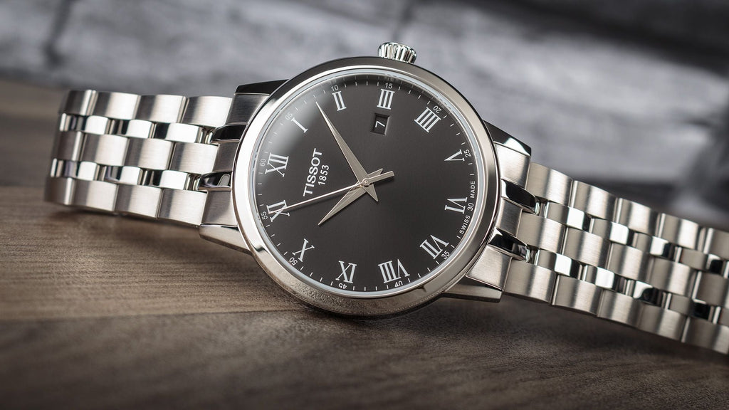 Tissot Classic Dream Black Dial Silver Steel Strap Watch For Men - T129.410.11.053.00 Buy Now By Tissot