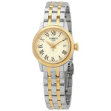 Tissot Classic Dream Lady Gold Dial Two Tone Steel Strap Watch For Women - T129.210.22.263.00 Buy Now By Tissot