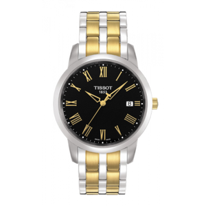 Tissot T Classic Dream Black Dial Two Tone Steel Strap Watch for Men - T033.410.22.053.01 Buy Now By Tissot