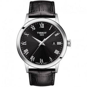 Tissot T Classic Dream Black Dial Black Leather Strap Watch for Men - T122.410.16.053.00 Buy Now By Tissot