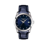 Tissot Couturier Lady Blue Dial Blue Leather Strap Watch for Women - T035.210.16.041.00 Buy Now By Tissot
