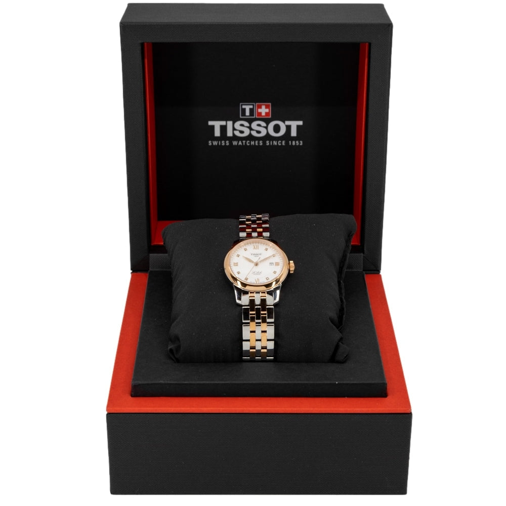 Tissot Le Locle Lady Automatic Diamonds Silver Dial Two Tone Steel Strap Watch For Women - T006.207.22.036.00 Buy Now By Tissot