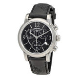 Tissot Dressport Chronograph Black Dial Black Leather Strap Watch for Women - T050.217.17.057.00 Buy Now By Tissot