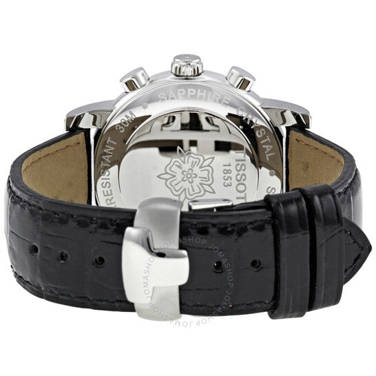 Tissot Dressport Diamonds Black Dial Black Leather Strap Watch for Women - T050.217.16.057.01 Buy Now By Tissot