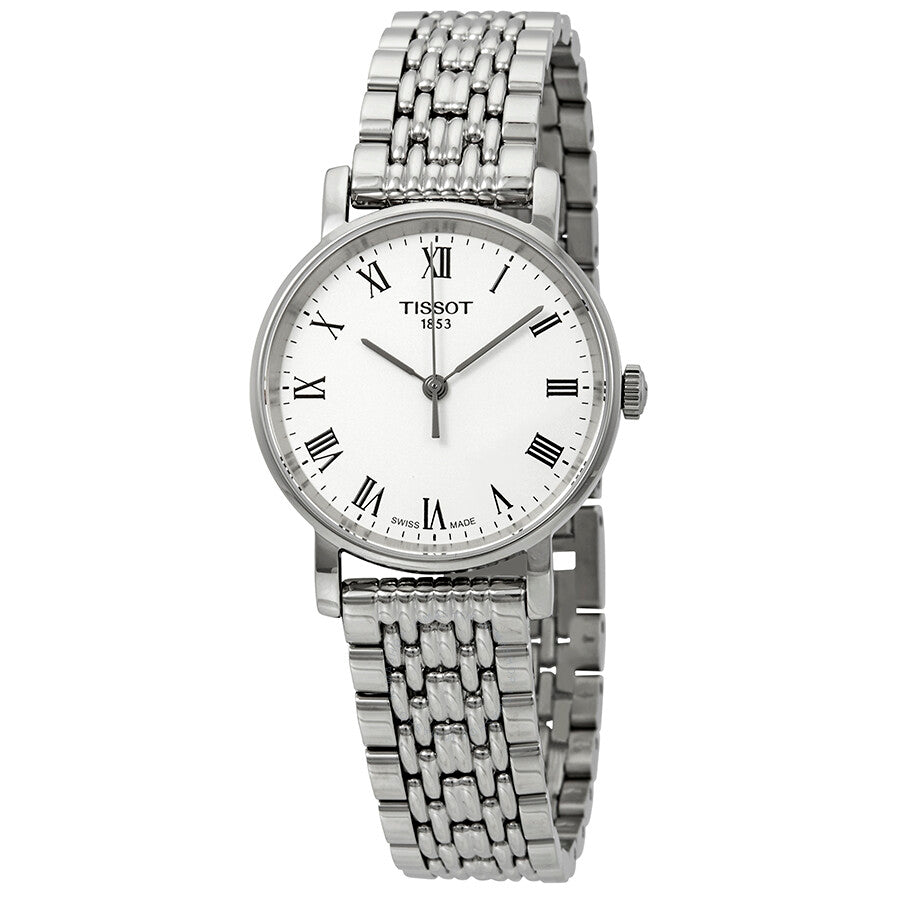 Tissot T Classic Everytime Small White Dial Silver Mesh Bracelet Watch For Women - T109.210.11.033.00 Buy Now By Tissot