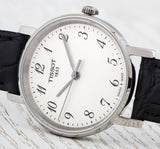 Tissot Everytime Small White Dial Black Leather Strap Watch For Women - T109.210.16.032.00 Buy Now By Tissot