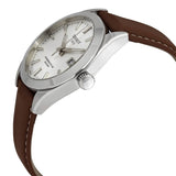 Tissot Gentleman Powermatic 80 Silicium Silver Dial Brown Leather Strap Watch For Men - T127.407.16.031.00 Buy Now By Tissot