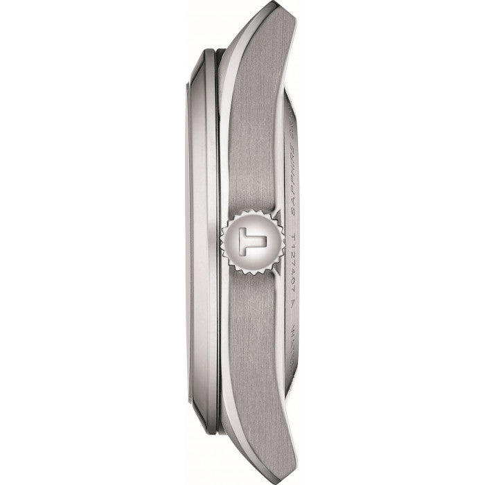 Tissot Gentleman Powermatic 80 Silicium Black Dial Silver Steel Strap Watch For Men - T127.407.11.051.00 Buy Now By Tissot