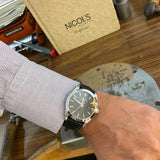 Tissot Gentleman Black Dial Black Leather Strap Watch For Men - T127.410.16.051.00 Buy Now By Tissot